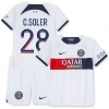 Maglia ufficiale Paris Saint Germain C. Soler 28 Trasferta 2023-24 per Bambino